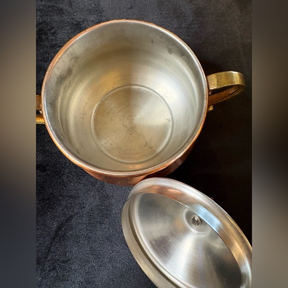 VTG Portugal Copper Coffee Or Teapot Set - Picture 8 of 12